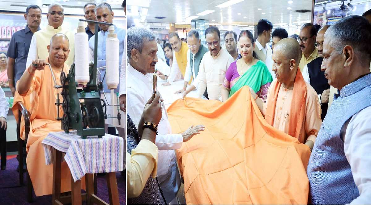 महात्मा गांधी के नेतृत्व में चला आंदोलन अंग्रेजों के राज को समाप्त करने में रहा सफल : मुख्यमंत्री योगी