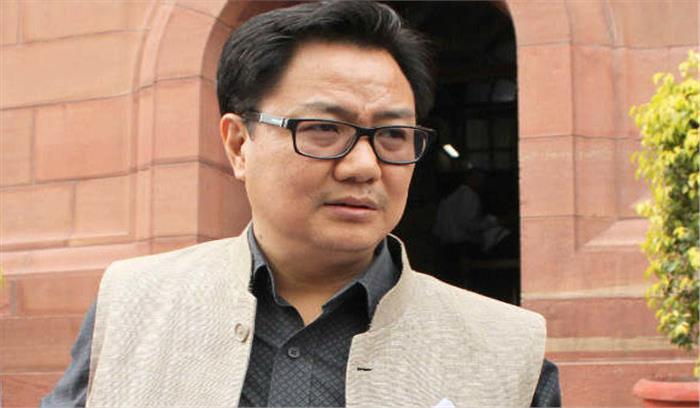 जम्मू कश्मीर सरकार चाहेगी तो जायरा को मिलेगी सुरक्षा: रिजिजू