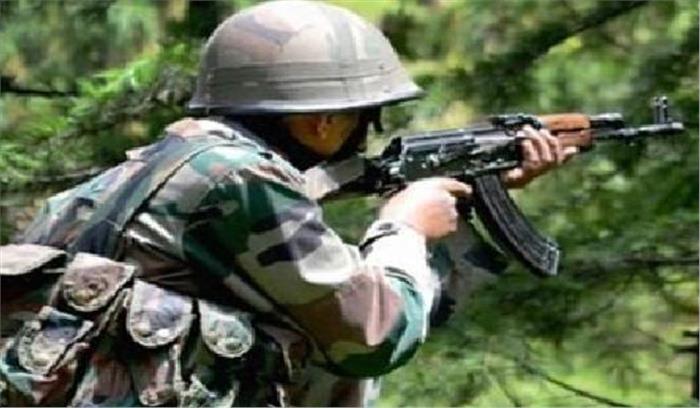 आतंकवादियों और सुरक्षा बलों के बीच गोलीबारी में 1 पुलिसकर्मी घायल