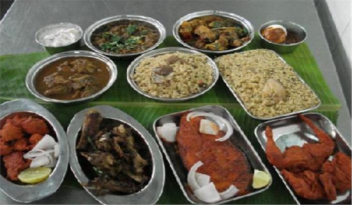 रेस्त्रां व खाने-पीने की दुकानों को मांसाहारी भोजन न परोसने की धमकी