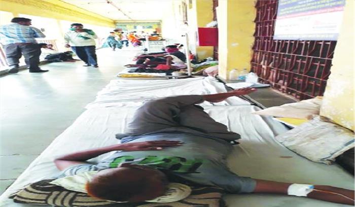 अम्बेडकर अस्पताल में मरीजों का बुरा हाल