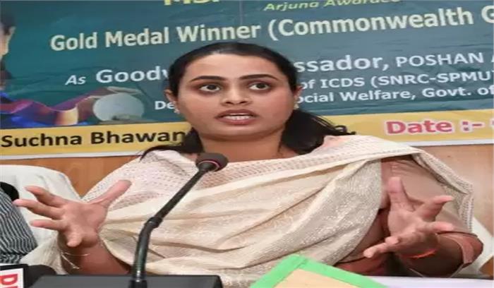 टोक्यो ओलंपिक में भारतीय खिलाड़ी अधिक से अधिक पदक लेकर आएं : श्रेयसी सिंह