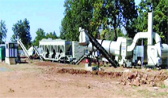 डामर प्लांट के प्रदूषण से ग्रामीणों का जीना दुश्वार