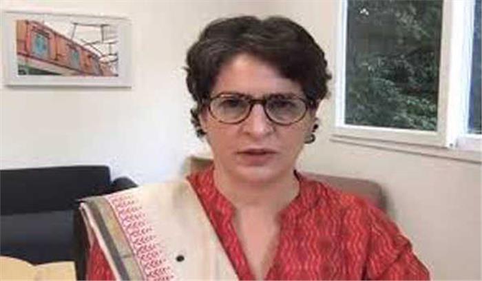 वोट की ताक़त वाले जनतंत्र पर योगी का जंगलराज भारी : प्रियंका