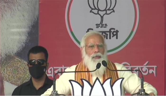 जैसे-जैसे 2 मई नजदीक आ रही, दीदी की बौखलाहट बढ़ती जा रही : पीएम मोदी