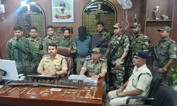 झारखंड : पांच लाख का इनामी नक्सली कमांडर गिरफ्तार, हथियार और 350 गोलियां जब्त