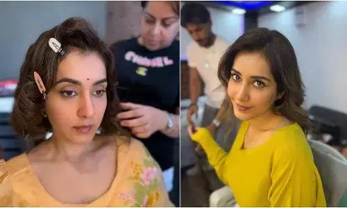 राशि खन्ना ने शेयर की बीटीएस तस्वीरें, बोलीं- ‘कहानियां बन रही हैं’