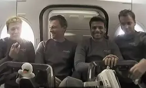 अंतरिक्ष से नमस्कार, शुभांशु शुक्ला ने दिया संदेश; स्पेसक्राफ्ट से आया नया वीडियो