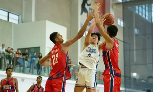 भारत के नेहरू वर्ल्ड स्कूल ने एनबीए राइजिंग स्टार्स इनविटेशनल में मैच जीता भारत के नेहरू वर्ल्ड स्कूल ने एनबीए राइजिंग स्टार्स इनविटेशनल में मैच जीता