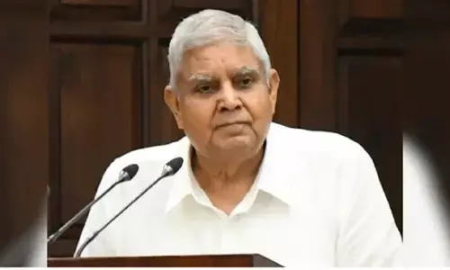 संविधान की प्रस्तावना में जोड़े गये शब्द नासूर: धनखड़