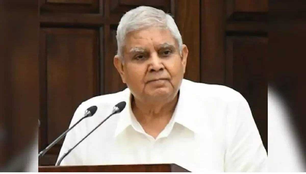 संविधान की प्रस्तावना में जोड़े गये शब्द नासूर: धनखड़