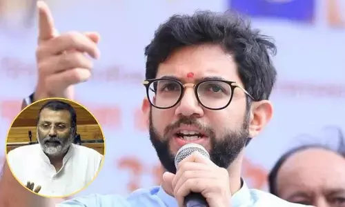 आदित्य ठाकरे का निशिकांत दुबे पर तीखा हमला, बीजेपी की नीतियों पर उठाए सवाल आदित्य ठाकरे का निशिकांत दुबे पर तीखा हमला, बीजेपी की नीतियों पर उठाए सवाल