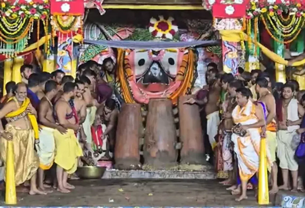 लाखों भक्तों ने शांतिपूर्ण तरीके से अधारा पाना और नीलाद्री बीजे का दिव्य अनुष्ठान देखा : पुरी कलेक्टर