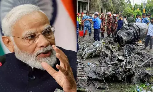 पीएम मोदी ने ढाका विमान हादसे पर जताया दुख, कहा- बांग्लादेश के साथ खड़ा है भारत