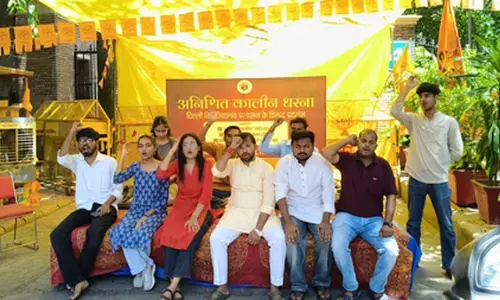 छात्रों की मांगों को अनदेखा कर रहा दिल्ली विश्वविद्यालय का प्रशासन : अभाविप