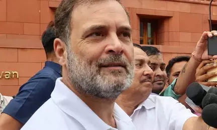 राहुल गांधी का बड़ा दावा,हमारे पास एटम बम है, फटेगा तो हिंदुस्तान में चुनाव आयोग कहीं नहीं दिखेगा