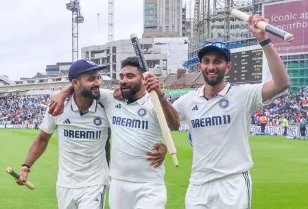 मोहम्मद सिराज और प्रसिद्ध कृष्णा ने करियर की सर्वश्रेष्ठ टेस्ट रैंकिंग हासिल की मोहम्मद सिराज और प्रसिद्ध कृष्णा ने करियर की सर्वश्रेष्ठ टेस्ट रैंकिंग हासिल की