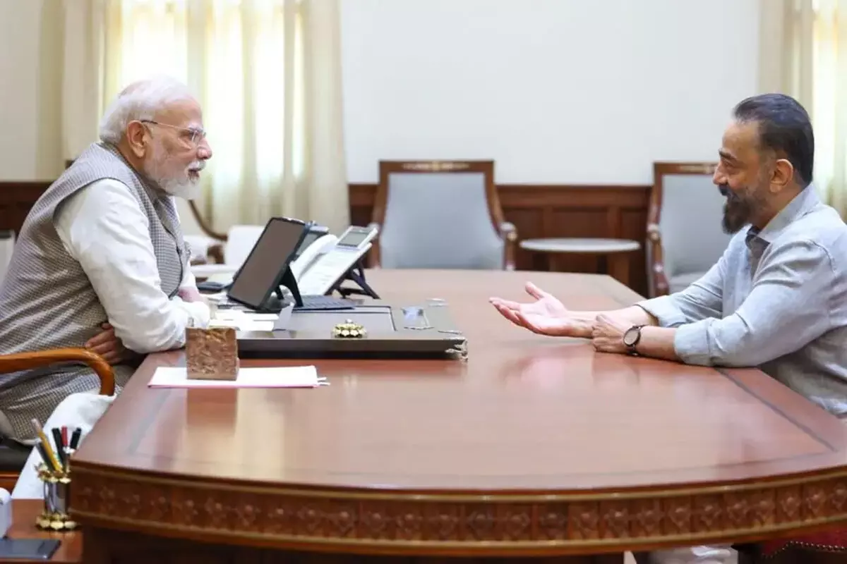 कमल हासन ने पीएम मोदी से की मुलाकात, कीलाडी को लेकर की खास अपील