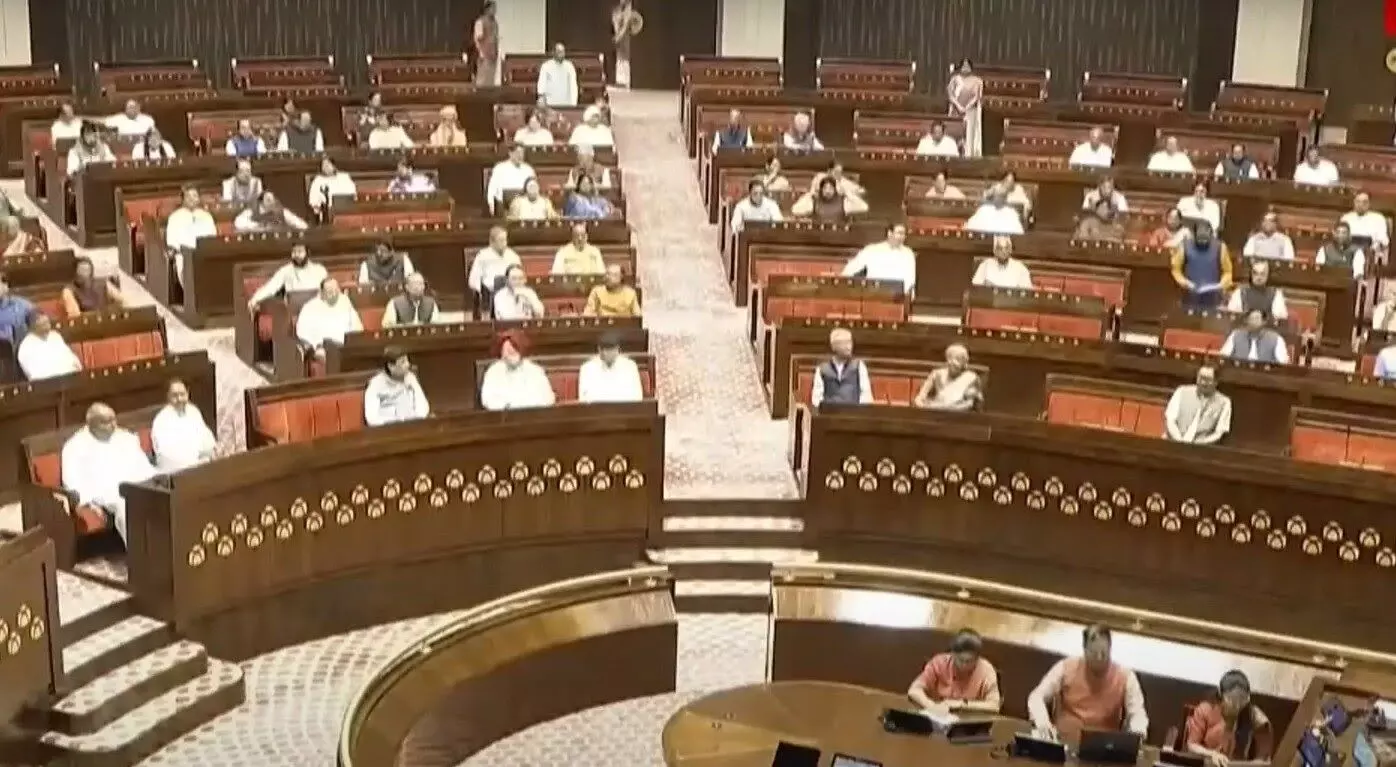हंगामे के कारण राज्यसभा की कार्यवाही दो बजे तक स्थगित