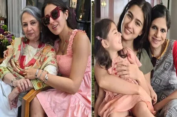 सारा अली खान के जन्मदिन पर बुआ सबा और सोहा ने लुटाया प्यार, करीना ने भी दी शुभकामनाएं