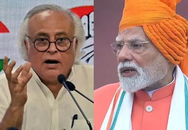 मोदी की लाल किले से आरएसएस को खुश करने की कोशिश: जयराम रमेश