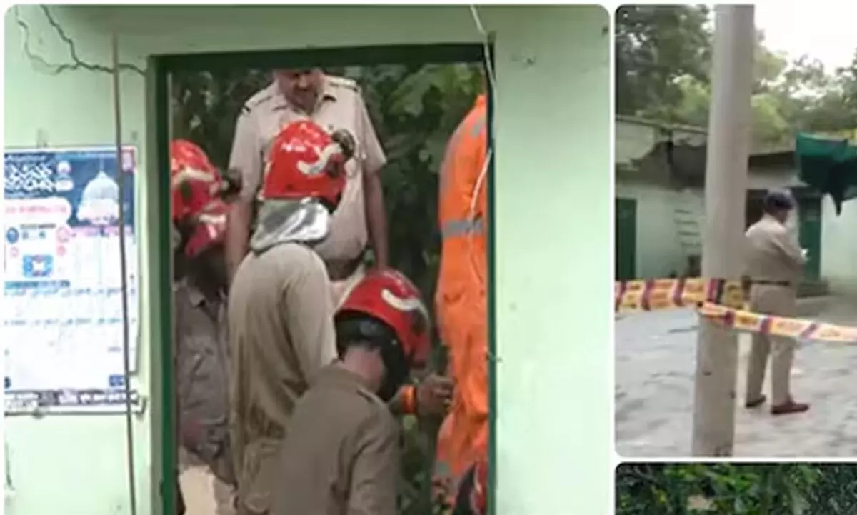 हुमायूं मकबरा परिसर में हादसा : कमरे की छत गिरी, छह की मौत