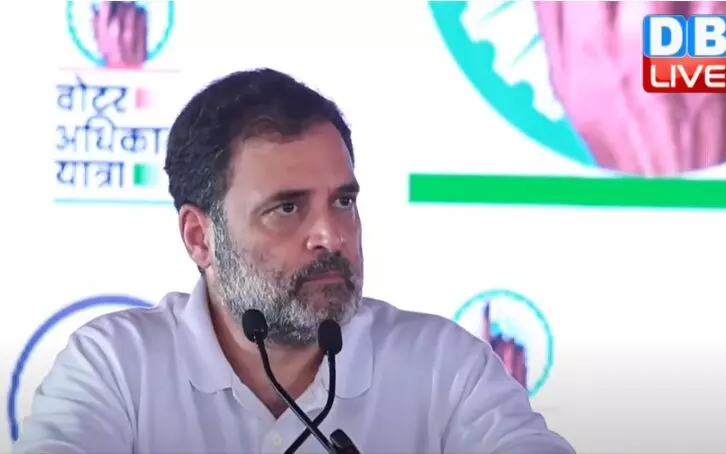 वोटर अधिकार यात्रा वोट नहीं संविधान बचाने की लड़ाई : राहुल गांधी