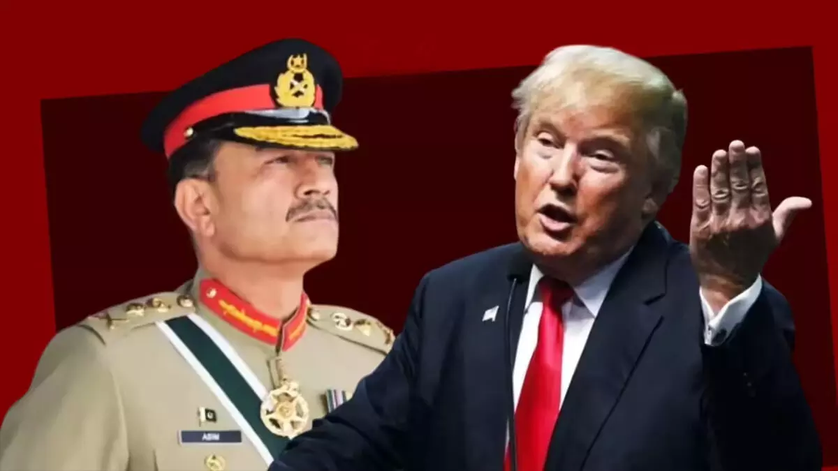 असीम मुनीर भारत को बदनाम करने में ट्रंप के साथ