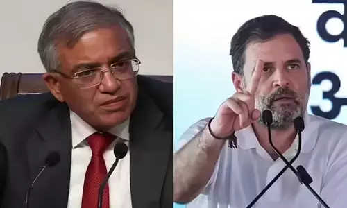 राहुल के आरोप पर ज्ञानेश कुमार का पलटवार, कहा- 7 दिन में हलफनामा दें या फिर देश से माफी मांगें राहुल के आरोप पर ज्ञानेश कुमार का पलटवार, कहा- 7 दिन में हलफनामा दें या फिर देश से माफी मांगें