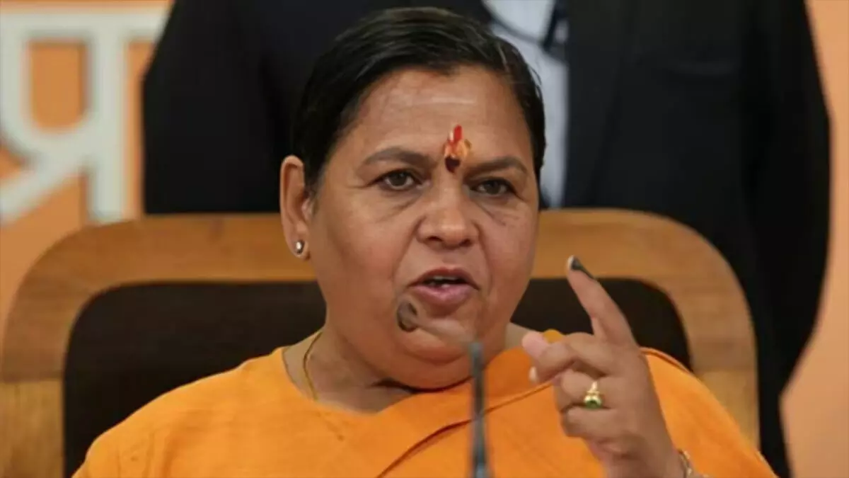 उमा भारती का तीखा वार : शाहजहांपुर का नाम बदलने की मांग, राहुल-अखिलेश पर हमला