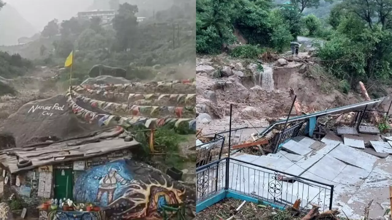 हिमाचल प्रदेश में बरपा कुदरत का कहर, कुल्लू में फटा बादल, पुल क्षतिग्रस्त