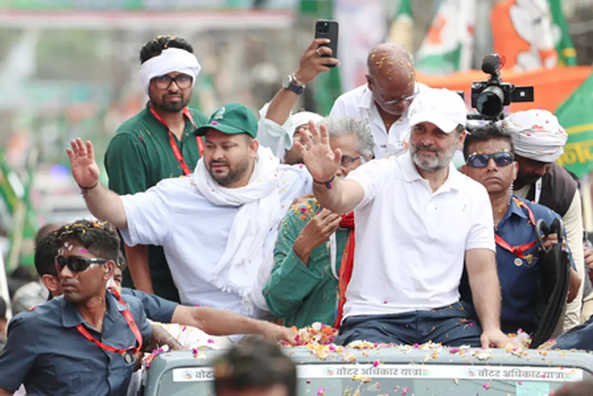 तेजस्वी यादव के बयान पर भाजपा का पलटवार, राहुल को PM बनाने की घोषणा पर सियासी गर्मी