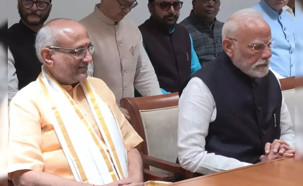 उपराष्ट्रपति चुनाव : एनडीए उम्मीदवार सी.पी. राधाकृष्णन ने भरा नामांकन, पीएम मोदी बने मुख्य प्रस्तावक