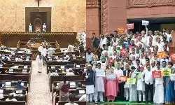 लोकसभा की कार्यवाही स्थगित: हंगामे की भेंट चढ़ा मानसून सत्र, सिर्फ 37 घंटे हुई चर्चा, एक महीने में 12 बिल पास