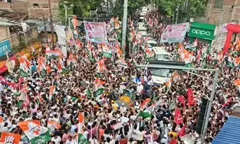राहुल ने यात्रा के दौरान उमड़े जनसैलाब की वीडियो एक्स पर शेयर कर मोदी और नीतीश सरकार को दी चेतावनी