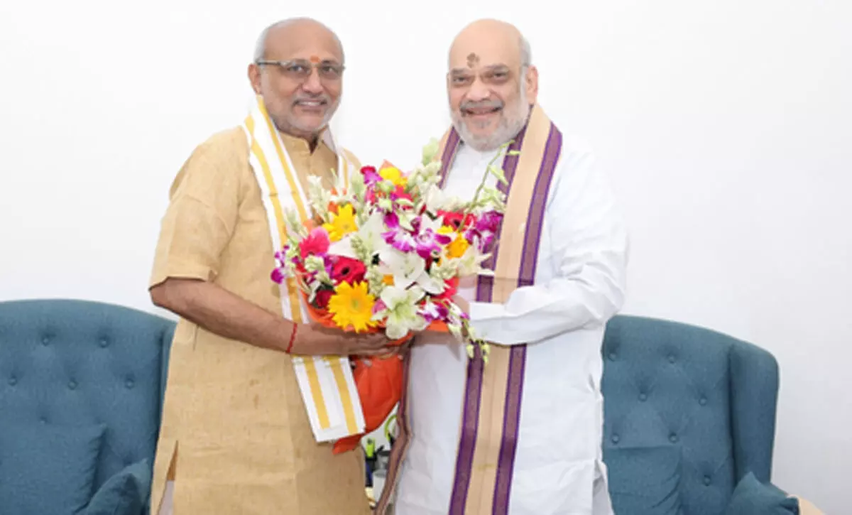 सीपी राधाकृष्णन से मुलाकात पर बोले अमित शाह, उनके अनुभव से देश को होगा लाभ