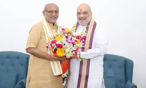 सीपी राधाकृष्णन से मुलाकात पर बोले अमित शाह, उनके अनुभव से देश को होगा लाभ