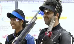एशियन शूटिंग चैंपियनशिप : एयर राइफल में भारत ने दो मिश्रित टीम स्वर्ण पदक जीते