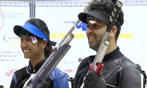 एशियन शूटिंग चैंपियनशिप : एयर राइफल में भारत ने दो मिश्रित टीम स्वर्ण पदक जीते