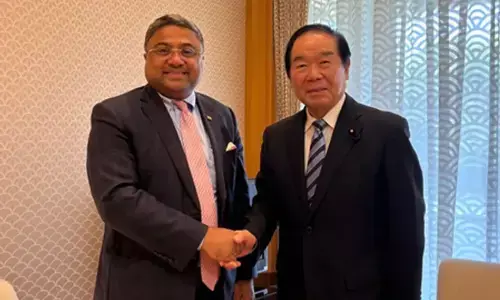 पीएम मोदी के जापान दौरे से पहले भारत ने की रणनीतिक साझेदारी मजबूत करने पर चर्चा पीएम मोदी के जापान दौरे से पहले भारत ने की रणनीतिक साझेदारी मजबूत करने पर चर्चा