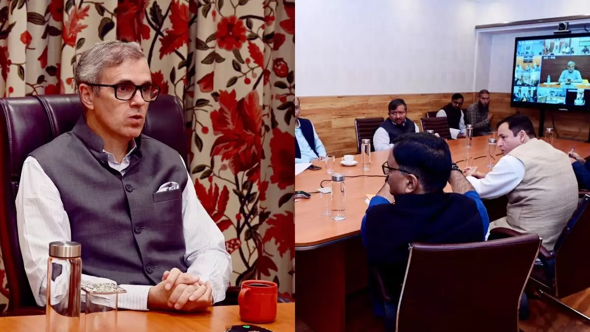 उमर अब्दुल्ला ने बुलाई आपात बैठक, बारिश से बने बाढ़ के हालात की समीक्षा की