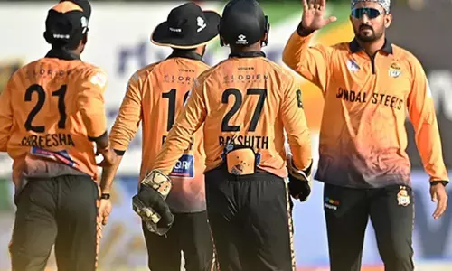 महाराजा ट्रॉफी 2025 : हुबली टाइगर्स ने शिवमोग्गा लायंस को 105 रन से रौंदा महाराजा ट्रॉफी 2025 : हुबली टाइगर्स ने शिवमोग्गा लायंस को 105 रन से रौंदा