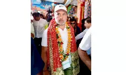 राहुल गांधी वोटर अधिकार यात्रा के 12वें दिन सीतामढ़ी के जानकी मंदिर पहुंचे, पूजा अर्चना कर लिया आशीर्वाद