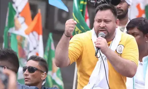 तेजस्वी ने भाजपा पर किया तीखा हमला, बोले-मेरा विजन अभी नहीं हुआ शुरू