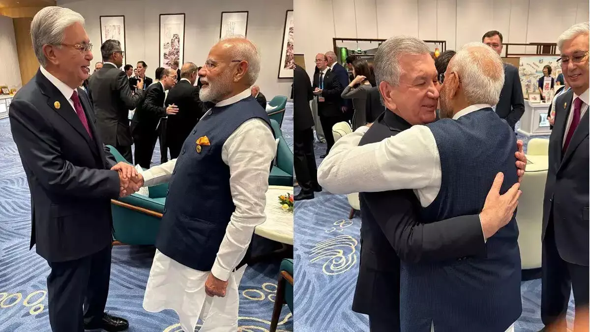 प्रधानमंत्री मोदी ने किर्गिस्तान और उज्बेकिस्तान के राष्ट्रपतियों से की मुलाकात, द्विपक्षीय संबंधों पर हुई चर्चा