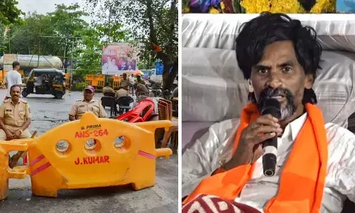 मुंबई पुलिस ने जरांगे को प्रदर्शन स्थल खाली करने का दिया नोटिस