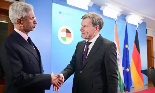 भारत की यात्रा पर जर्मन विदेश मंत्री, कारोबारी संबंध मजबूत करने पर जोर भारत की यात्रा पर जर्मन विदेश मंत्री, कारोबारी संबंध मजबूत करने पर जोर