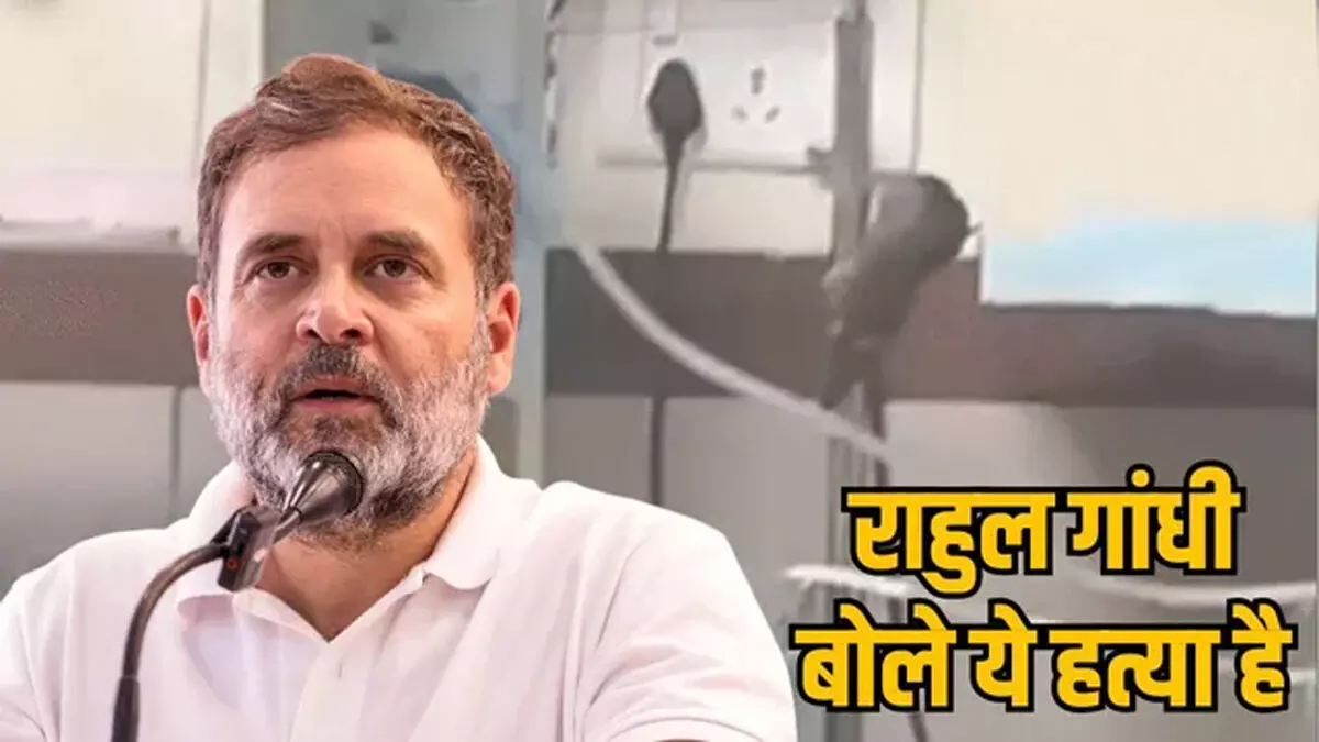 इंदौर के एमवाय अस्पताल में बच्चों की मौत हादसा नहीं हत्या : राहुल गांधी