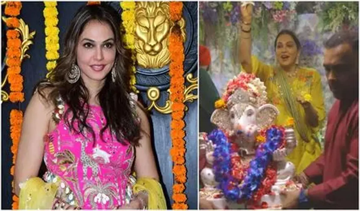 अभिनेत्री ईशा कोप्पिकर ने बताया बप्पा से अपना नाता, बोलीं- मैं गणेश विसर्जन के दिन पैदा हुई थी