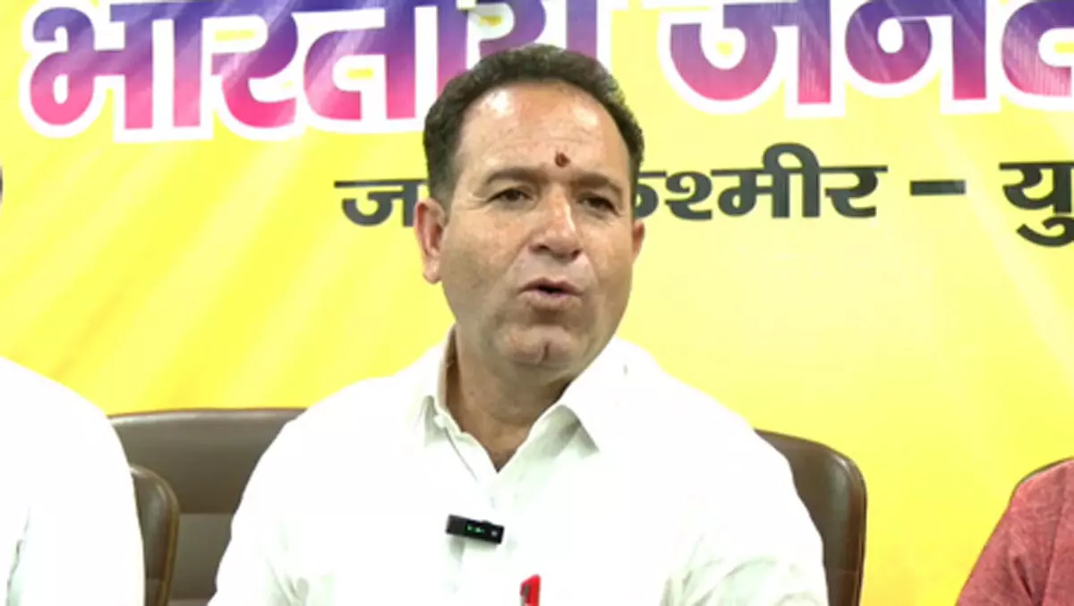 राष्ट्रीय चिह्न को निशाना बनाना, नेशनल कांफ्रेंस की नीच मानसिकता को दर्शाता है : सुनील शर्मा